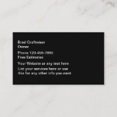 Carpenter-Visitekaartjes Visitekaartje (Achterkant)