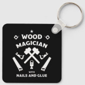 Carpenter Woodarbeider Sleutelhanger (Achterkant)