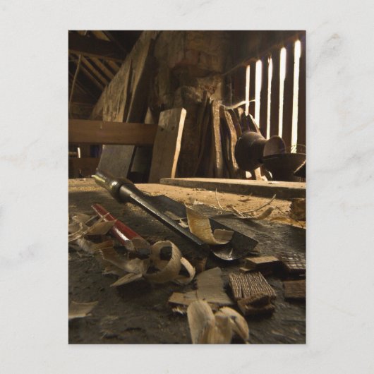 Carpenters Busy Workshop Carte postale (Devant)