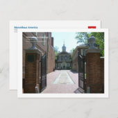 Carpenters Hall, Philadelphia Briefkaart (Voorkant / Achterkant)