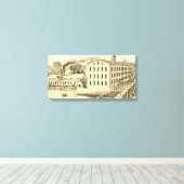 Carpentersville Illinois Iron en Bolt Co. Canvas Afdruk (Insitu (Houten vloer))