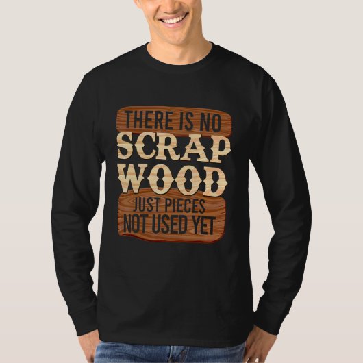 Carpentry-kaarthouder, geen vuilnis t-shirt (Voorkant)