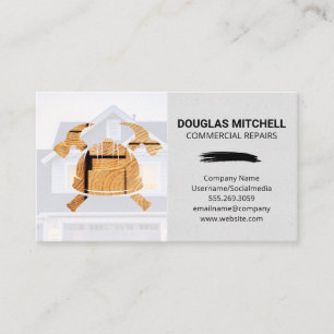 Carpentry Thuis Handyman Construction Logo Visitekaartje