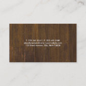 Carpentry Visitekaartje (Achterkant)