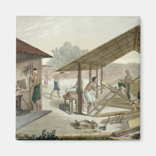 Carpentry Workshop in Kupang, Timor, bord 6 van Magneet