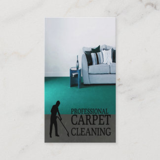 Carpet Cleaning Service Business Card Visitekaartje