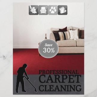 Carpet Cleaning Service Discount Offer Flyer