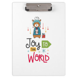 Carpeta de pinza Joy to the World Klembord