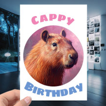 Carpincho de Capybara - "Cappy" Gelukkige Verjaard