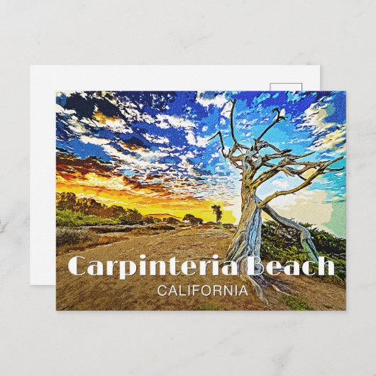 Carpinteria Beach Briefkaart (Voorkant / Achterkant)