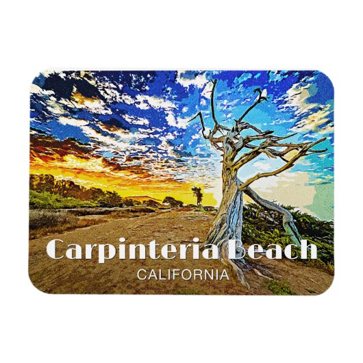Carpinteria Beach Magneet (Horizontaal)
