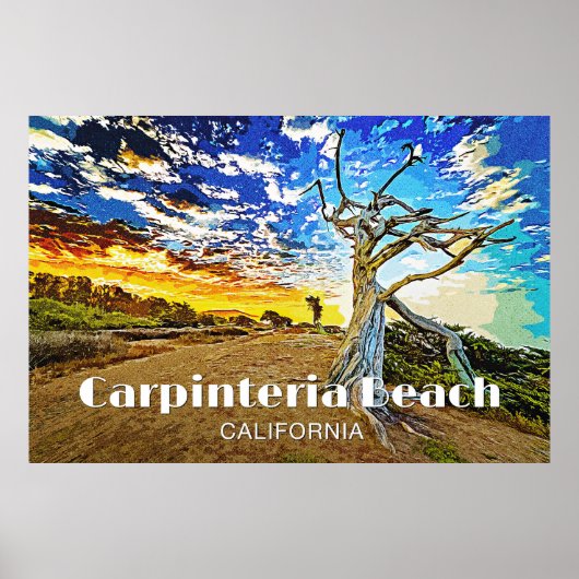 Carpinteria Beach Poster (Voorkant)