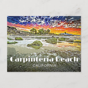 Carpinteria Beach Sunrise Briefkaart