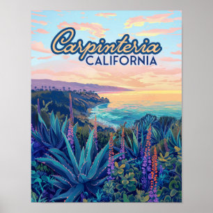 Carpinteria California Santa Barbara Ventura Beach Poster