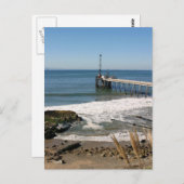 Carpinteria Pier Briefkaart (Voorkant / Achterkant)