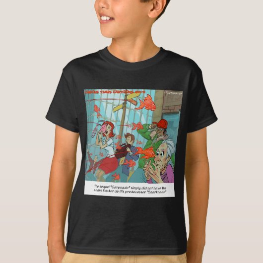 Carpnado: Een Storm goudvis T-shirt (Voorkant)