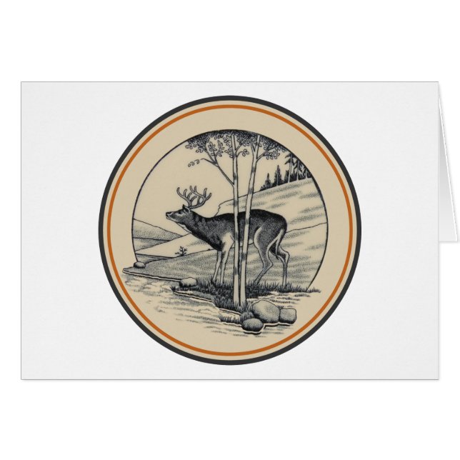 Carr China's WV State Parks Design: Deer (Voorkant Horizontaal)
