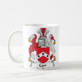 Carr Family Crest Koffiemok (Links)