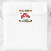 Carré 1er Anniversaire Voiture Favor Sticker (Sac)