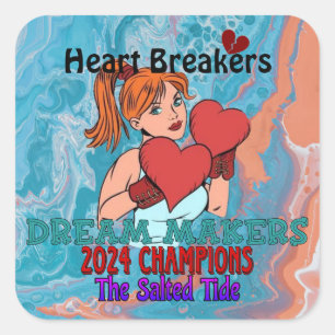 Carré 2024 Pour l'amour du déménagement Sticker Champ