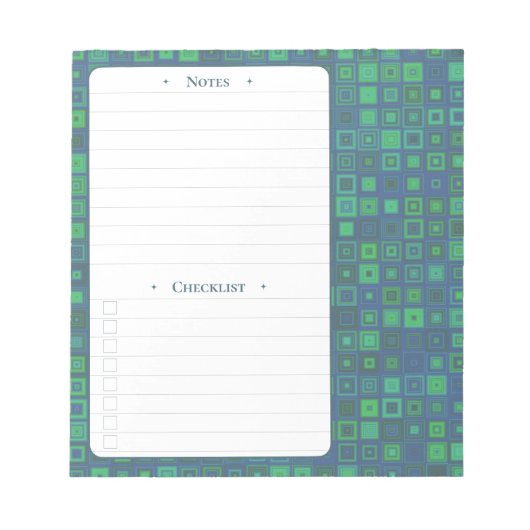 carré 2D | Notes quotidiennes et Bloc-notes de lis (Devant)