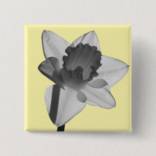Carré 5 Cm Badge de jonquille