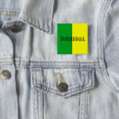 Carré 5 Cm Badge d'épingle du Drapeau Donegal (En situation)