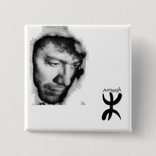 Carré 5 Cm Badge Matoub Lounès (Devant)