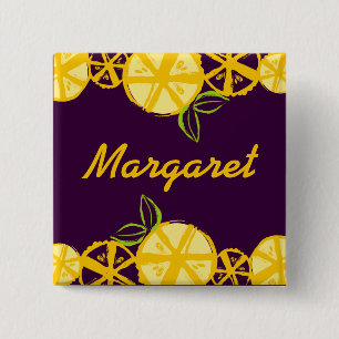 Carré 5 Cm badge nominatif fait sur commande de cuisine de