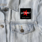 Carré 5 Cm Ballz ? Badge (En situation)