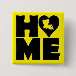Carré 5 Cm Bouton Badge Épingle de l'État de la Maison de Lou