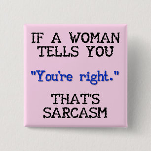 Carré 5 Cm C'est Sarcasm Funny Button Badge Pin