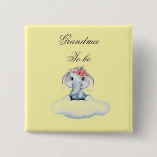 Carré 5 Cm Dreamy Days avec Rosie l'éléphant. Badge
