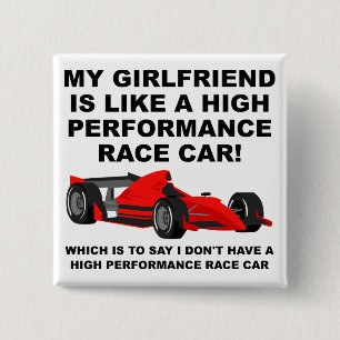 Carré 5 Cm Je n'ai pas de copine Drôle Badge Bouton