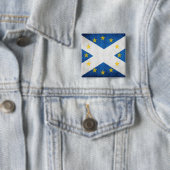 Carré 5 Cm L'UE de l'Ecosse badge (En situation)