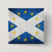 Carré 5 Cm L'UE de l'Ecosse badge (Devant)