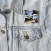 Carré 5 Cm Postcrossing fan badge (En situation)