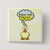 Carré 5 Cm Quel canard ? Badge (Devant)