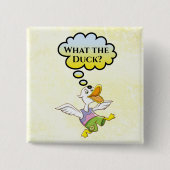 Carré 5 Cm Quel canard ? Badge (Devant)