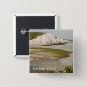 Carré 5 Cm Seven Sisters and Beachy Head Badge (Devant & derrière)