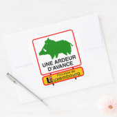 Carré 6x Sticker - UNE ARDEUR D'AVANCE (Enveloppe)