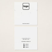 Carré Ajouter logo oreille blanche et écran Neckla (Devant & derrière)