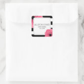 Carré Anéone + Stripes Adresse Sticker (Sac)