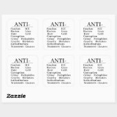Carré Anti- Sticker (Feuille)