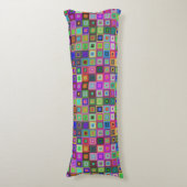 carré arc-en-ciel coussin (Devant (Vertical))
