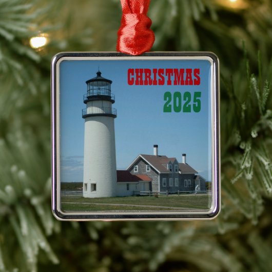 Carré Argenté Cape Cod, ornement du phare de Highland (Arbre)