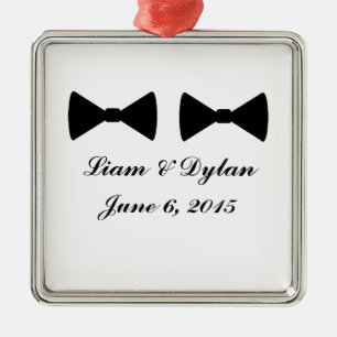 Carré Argenté "Double Cravates de la mâchoire" Premium Ornement 