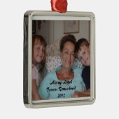 Carré Argenté En ornement de mémoire (Droite)