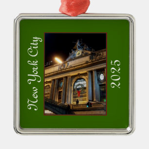 Carré Argenté 'Grand Central Christmas' Ornement 2025