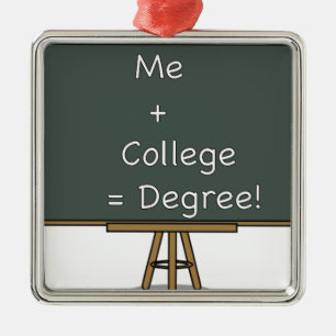 Carré Argenté Je + Université = ornement de degré
